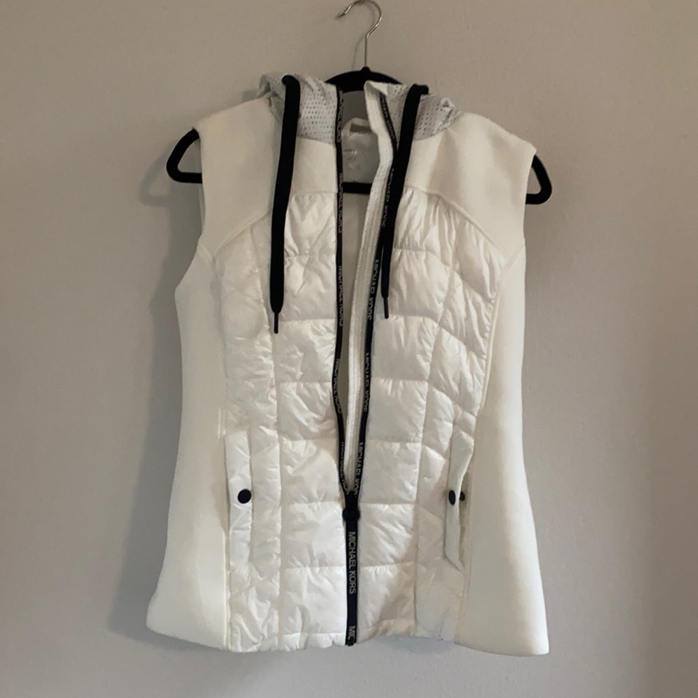 Michael Kors white womens vest